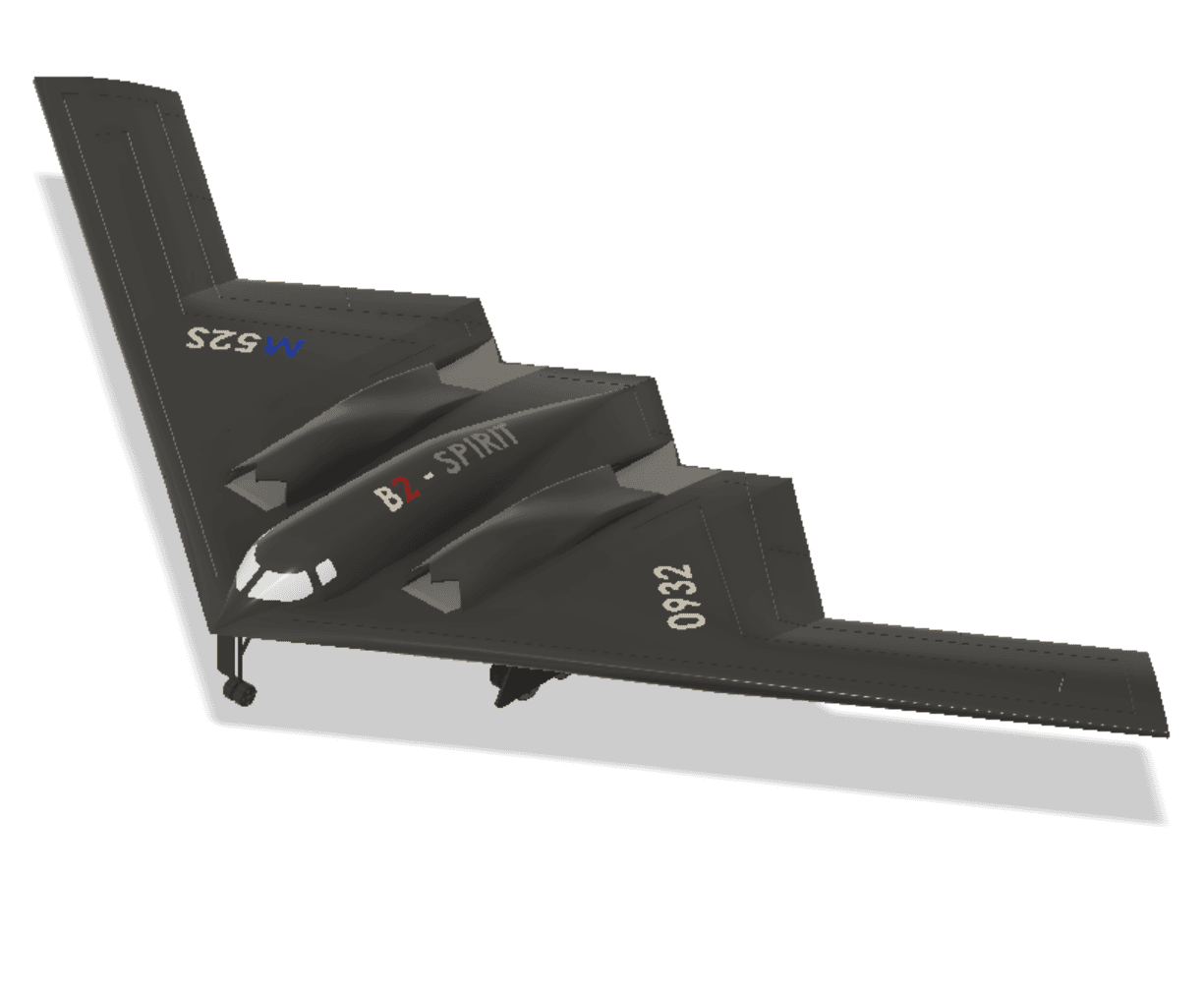 B2 Bomber CoG Vibrations Demo